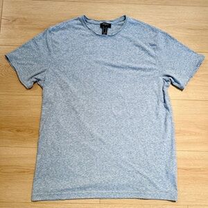 Forever 21 Light Blue Crew Neck Short Sleeve Shirt